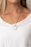 Paparazzi "Heart Full of Luster" Pink Necklace & Earring Set Paparazzi Jewelry