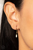 Paparazzi "Monochromatic Magic" Brass Choker Necklace & Earring Set Paparazzi Jewelry