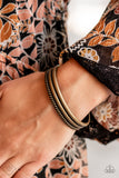 Paparazzi "Southern Spurs" Brass Fashion Fix Bracelet Paparazzi Jewelry
