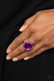 Paparazzi "Abstract Escapade" Purple Ring Paparazzi Jewelry