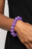 Paparazzi "This Is My Jam" Purple Bracelet Paparazzi Jewelry