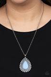 Paparazzi "DROPLET Like Its Hot" Blue Necklace & Earring Set Paparazzi Jewelry