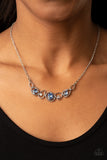 Paparazzi "Celestial Cadence" Blue Necklace & Earring Set Paparazzi Jewelry