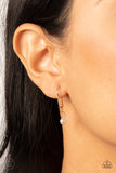 Paparazzi "Daintily Dapper" Gold Choker Necklace & Earring Set Paparazzi Jewelry