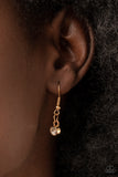 Paparazzi "Fiercely Flowering" Gold Necklace & Earring Set Paparazzi Jewelry