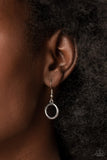 Paparazzi "Linked Up Luminosity" Silver Necklace & Earring Set Paparazzi Jewelry