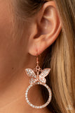Paparazzi "Paradise Found" Copper Earrings Paparazzi Jewelry