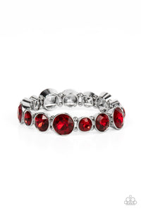 Paparazzi "Twinkling Tease" Red Bracelet Paparazzi Jewelry