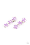 Paparazzi "Pamper Me in Posies" Purple Hair Clip Paparazzi Jewelry