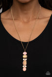 Paparazzi "Totem Treasure" Pink Necklace & Earring Set Paparazzi Jewelry
