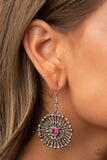 Paparazzi "Tangible Twinkle" Pink Earrings Paparazzi Jewelry
