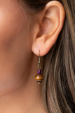 Paparazzi "Knotted Keepsake" Purple Necklace & Earring Set Paparazzi Jewelry