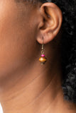 Paparazzi "Knotted Keepsake" Pink Necklace & Earring Set Paparazzi Jewelry