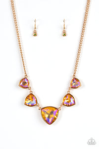 Paparazzi "Cosmic Constellations" Gold Necklace & Earring Set Paparazzi Jewelry