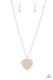 Paparazzi "Heart Full of Luster" Brown Necklace & Earring Set Paparazzi Jewelry