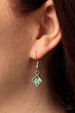 Paparazzi "Prismatic Reinforcements" Green Choker Necklace & Earring Set Paparazzi Jewelry