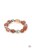 Paparazzi "Tonal Takeover" Brown Bracelet Paparazzi Jewelry