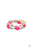 Paparazzi "Confidently Crafty" Pink Bracelet Paparazzi Jewelry