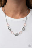Paparazzi "Inspirational Iridescence" Pink Necklace & Earring Set Paparazzi Jewelry
