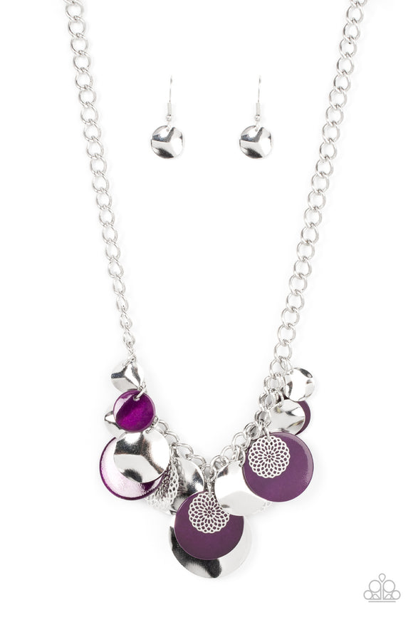 Colorfully Clustered - Purple Necklace - Paparazzi Accessories – Bedazzle  Me Pretty Mobile Fashion Boutique
