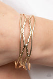 Paparazzi "A Narrow ESCAPADE" Gold Bracelet Paparazzi Jewelry