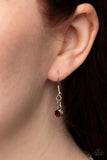 Paparazzi "Sonata Swing" Red Necklace & Earring Set Paparazzi Jewelry