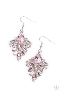 Paparazzi "Stellar-escent Elegance" Pink Earrings Paparazzi Jewelry