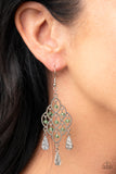 Paparazzi "Sentimental Shimmer" Green Earrings Paparazzi Jewelry