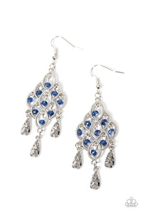 Paparazzi "Sentimental Shimmer" Blue Earrings Paparazzi Jewelry