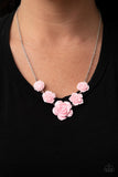 Paparazzi "PRIMROSE and Pretty" Pink Necklace & Earring Set Paparazzi Jewelry