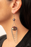 Paparazzi "Ethereally Extravagant" Purple Earrings Paparazzi Jewelry
