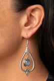 Paparazzi "Ethereal Emblem" Blue Earrings Paparazzi Jewelry
