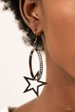 Paparazzi "Superstar Showcase" Black Earrings Paparazzi Jewelry