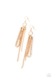 Paparazzi "Swing Dance Dazzle" Gold Earrings Paparazzi Jewelry