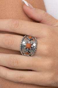Paparazzi "Daisy Diviner" Brown Ring Paparazzi Jewelry