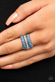 Paparazzi "Cinematic Couture" Blue Ring Paparazzi Jewelry