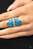 Paparazzi "TRIO Tinto" Blue Ring Paparazzi Jewelry