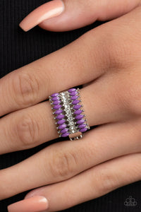 Paparazzi "Cinematic Couture" Purple Ring Paparazzi Jewelry