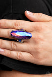 Paparazzi "Interdimensional Dimension" Blue Ring Paparazzi Jewelry