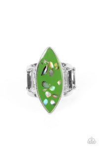 Paparazzi "Oceanic Odyssey" Green Ring Paparazzi Jewelry