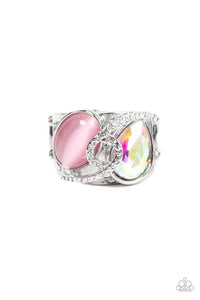Paparazzi "SELFIE-Indulgence" Pink Ring Paparazzi Jewelry