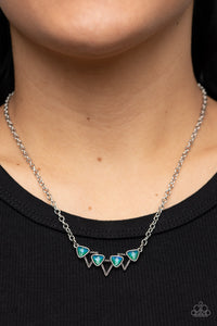 Paparazzi "Pyramid Prowl" Multi Necklace & Earring Set Paparazzi Jewelry