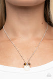 Paparazzi "Cherokee Canyon" White Necklace & Earring Set Paparazzi Jewelry