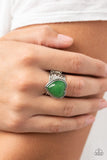 Paparazzi "Stone Age Admirer" Green Ring Paparazzi Jewelry