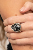 Paparazzi "Earth Hearth" Black Ring Paparazzi Jewelry