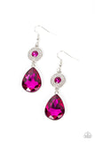 Paparazzi "Collecting My Royalties" Pink Earrings Paparazzi Jewelry