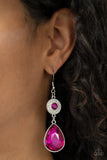 Paparazzi "Collecting My Royalties" Pink Earrings Paparazzi Jewelry