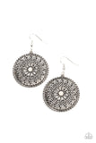 Paparazzi "Spellbinding Botanicals" White Earrings Paparazzi Jewelry