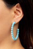 Paparazzi "Rural Retrograde" Blue Post Earrings Paparazzi Jewelry
