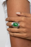 Paparazzi "Rockable Refinement" Green Ring Paparazzi Jewelry